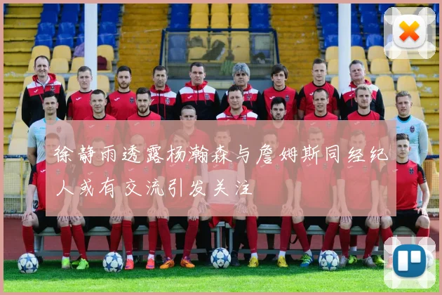徐静雨透露杨瀚森与詹姆斯同经纪人或有交流引发关注